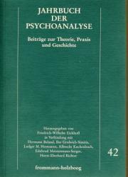 Jahrbuch der Psychoanalyse - Beiträge zur Theorie, Praxis und Geschichte - Band 42.